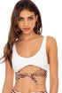 Luli Fama Safari Dreams REVERSIBLE TIE FRONT TANK TOP